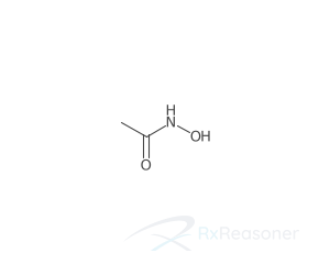 Graphic representation of the active ingredient's molecular structure