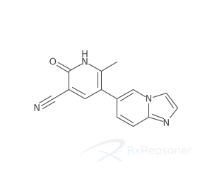 Graphic representation of the active ingredient's molecular structure