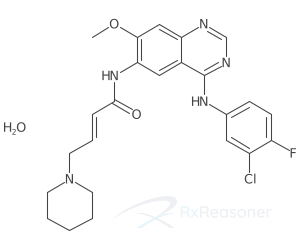 Graphic representation of the active ingredient's molecular structure