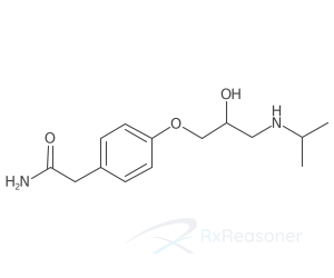 Graphic representation of the active ingredient's molecular structure