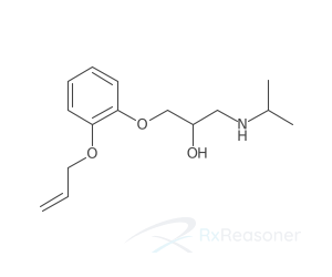 Graphic representation of the active ingredient's molecular structure