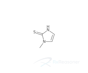 Graphic representation of the active ingredient's molecular structure