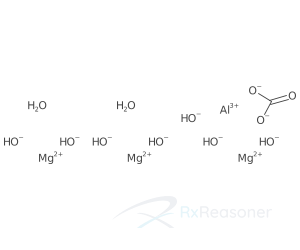 Graphic representation of the active ingredient's molecular structure