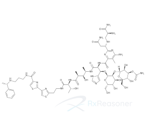 Graphic representation of the active ingredient's molecular structure