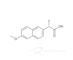 Graphic representation of the active ingredient's molecular structure