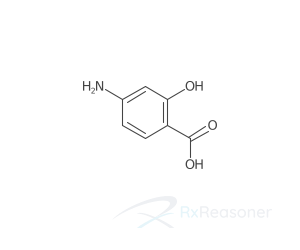 Graphic representation of the active ingredient's molecular structure