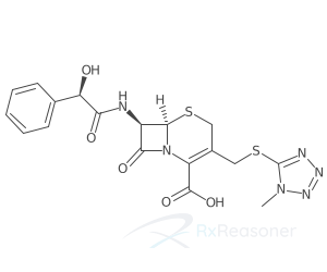 Graphic representation of the active ingredient's molecular structure