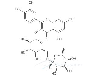 Graphic representation of the active ingredient's molecular structure