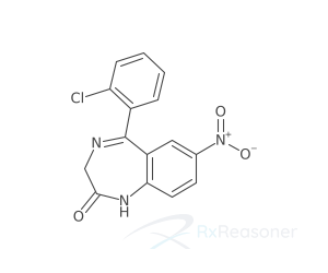 Graphic representation of the active ingredient's molecular structure