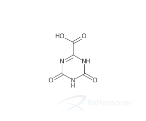 Graphic representation of the active ingredient's molecular structure