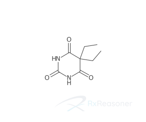 Graphic representation of the active ingredient's molecular structure