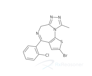 Graphic representation of the active ingredient's molecular structure