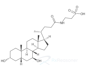 Graphic representation of the active ingredient's molecular structure