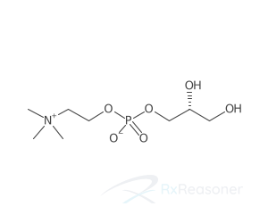 Graphic representation of the active ingredient's molecular structure