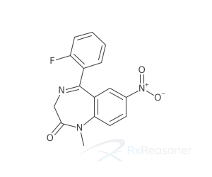 Graphic representation of the active ingredient's molecular structure