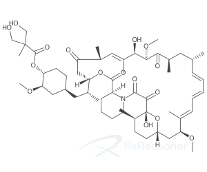 Graphic representation of the active ingredient's molecular structure