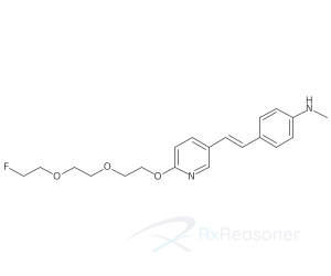 Graphic representation of the active ingredient's molecular structure