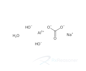 Graphic representation of the active ingredient's molecular structure