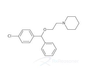 Graphic representation of the active ingredient's molecular structure