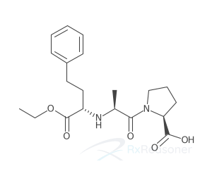 Graphic representation of the active ingredient's molecular structure