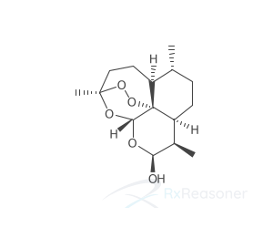 Graphic representation of the active ingredient's molecular structure