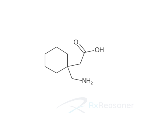 Graphic representation of the active ingredient's molecular structure