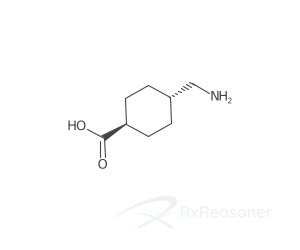 Graphic representation of the active ingredient's molecular structure