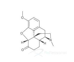 Graphic representation of the active ingredient's molecular structure