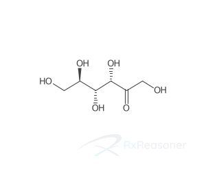 Graphic representation of the active ingredient's molecular structure