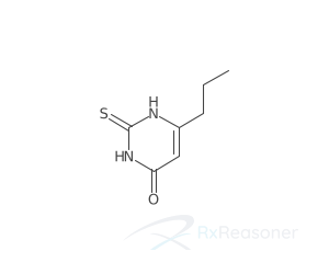 Graphic representation of the active ingredient's molecular structure