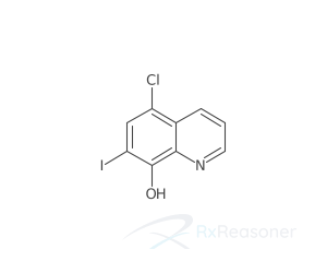 Graphic representation of the active ingredient's molecular structure