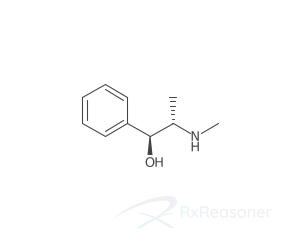 Graphic representation of the active ingredient's molecular structure