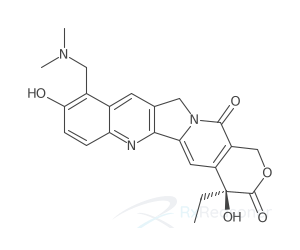 Graphic representation of the active ingredient's molecular structure