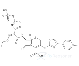 Graphic representation of the active ingredient's molecular structure