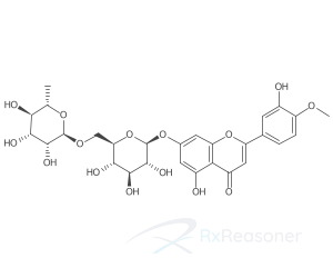 Graphic representation of the active ingredient's molecular structure