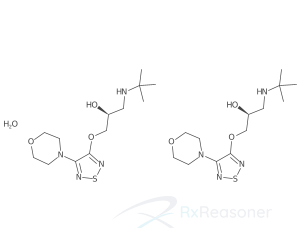 Graphic representation of the active ingredient's molecular structure