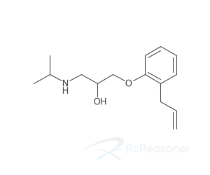 Graphic representation of the active ingredient's molecular structure