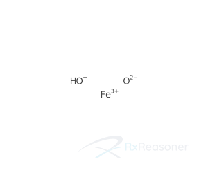 Graphic representation of the active ingredient's molecular structure