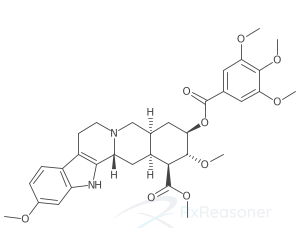 Graphic representation of the active ingredient's molecular structure