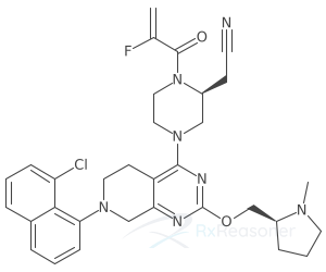 Graphic representation of the active ingredient's molecular structure