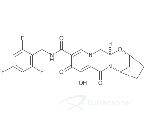 Graphic representation of the active ingredient's molecular structure