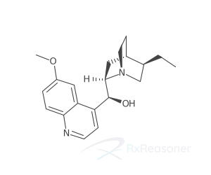 Graphic representation of the active ingredient's molecular structure