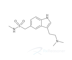 Graphic representation of the active ingredient's molecular structure