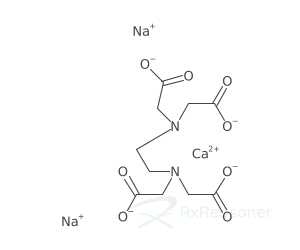 Graphic representation of the active ingredient's molecular structure