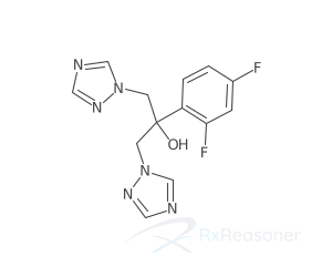 Graphic representation of the active ingredient's molecular structure