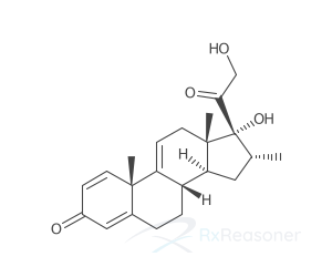 Graphic representation of the active ingredient's molecular structure