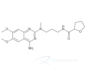 Graphic representation of the active ingredient's molecular structure