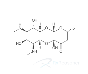 Graphic representation of the active ingredient's molecular structure