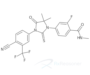 Graphic representation of the active ingredient's molecular structure