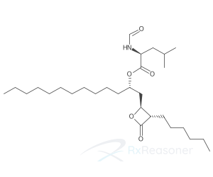 Graphic representation of the active ingredient's molecular structure